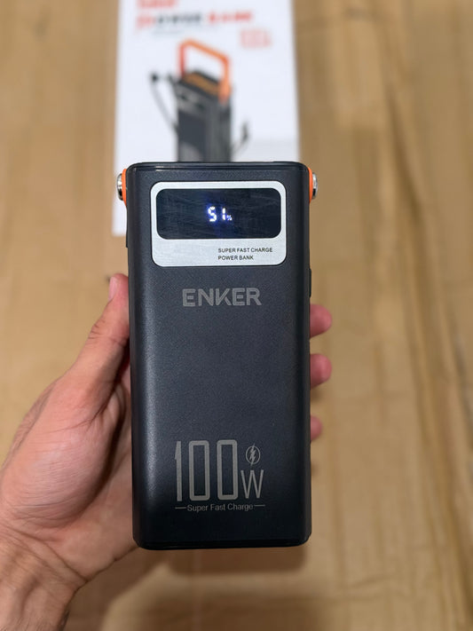 Enker 50000 Mah power Bank Fast Charging Support