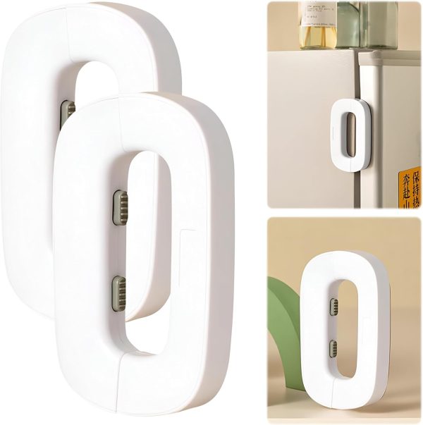 Refrigerator Door Lock Child Safety Refrigerator Double Safety Button