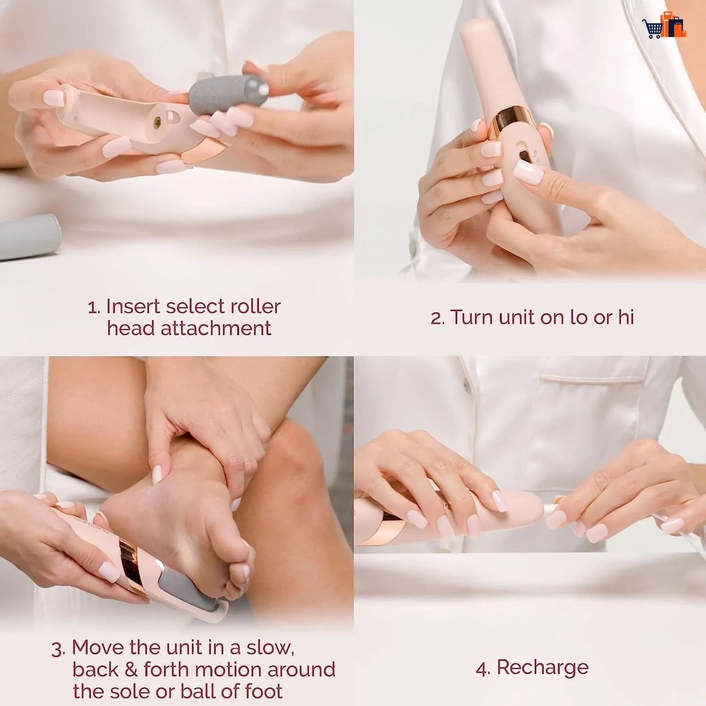 Electric Foot Callus Remover for Dead Skin