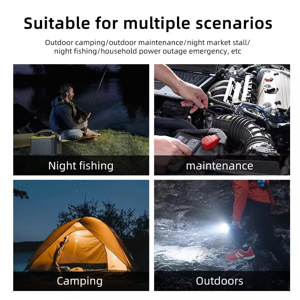 Lot Imported Coba USB LED Flashlight C191U
