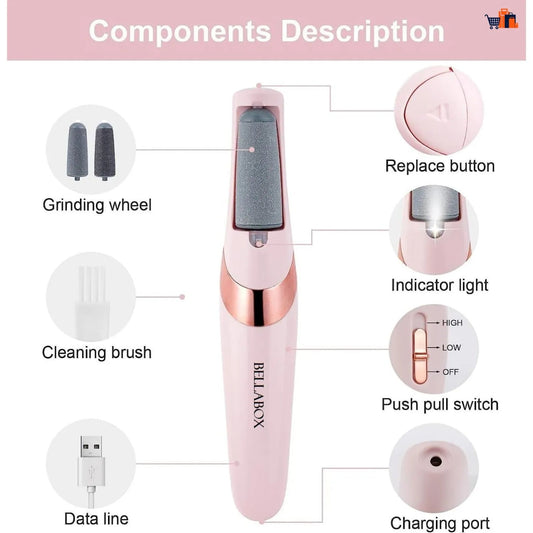 Electric Foot Callus Remover for Dead Skin