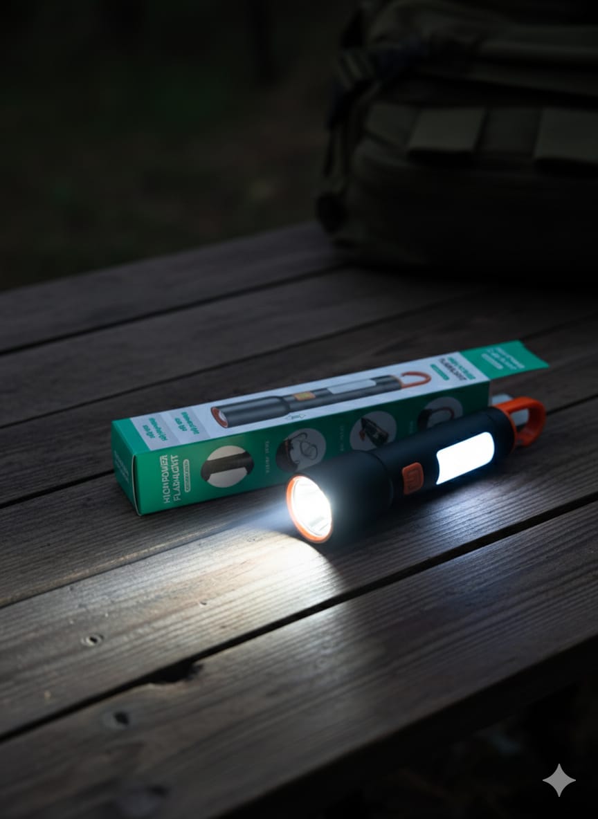 LED Camping Powerful Flashlight