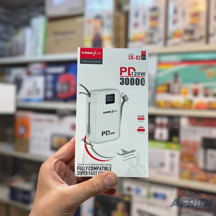 120W PD Super Fast 20000mAh & 30000mAh Powerbank