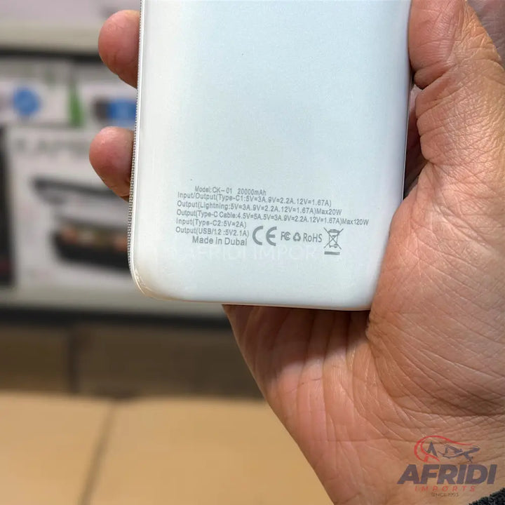 120W PD Super Fast 20000mAh & 30000mAh Powerbank