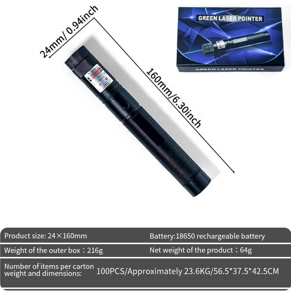 Rechargeable Green Laser Pen