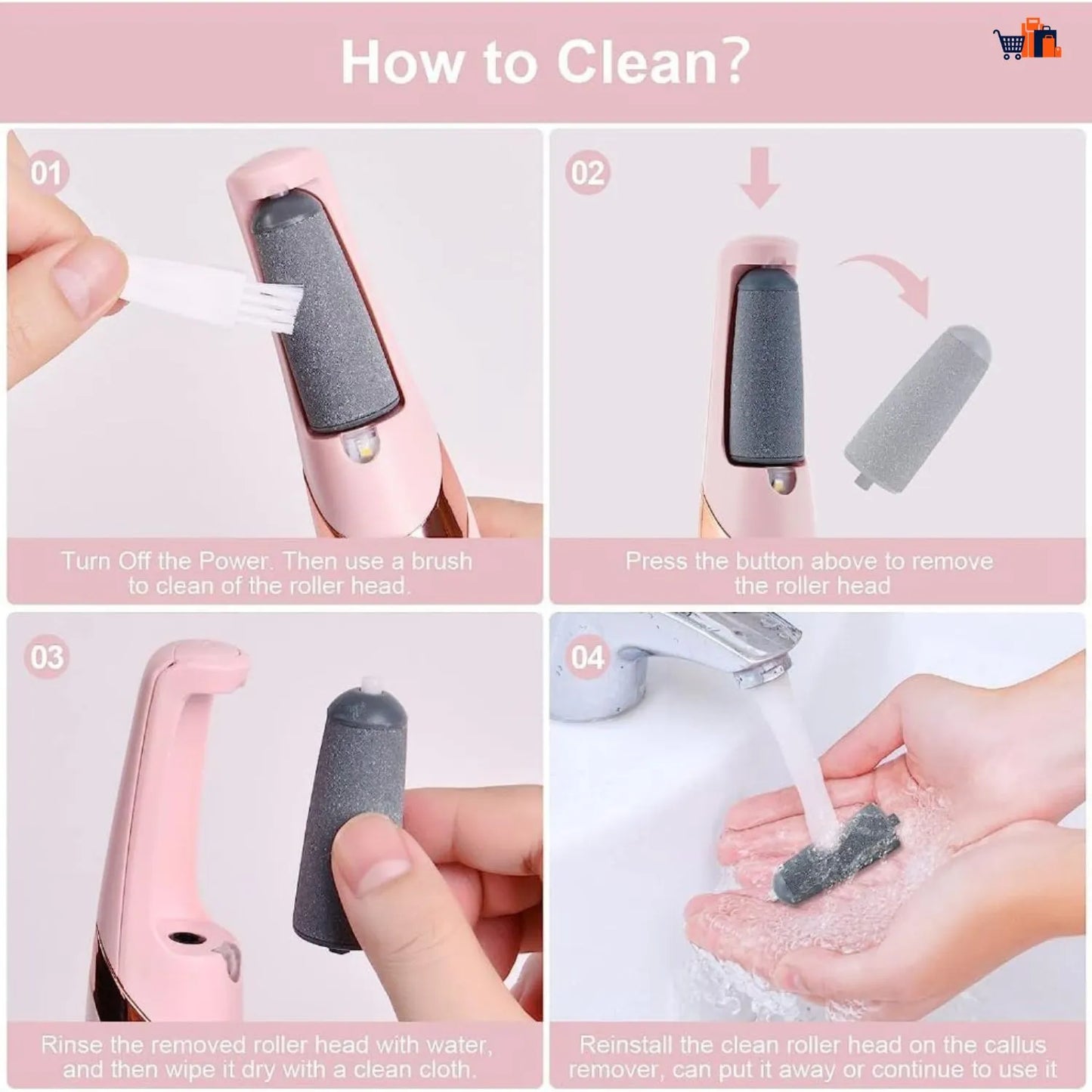 Electric Foot Callus Remover for Dead Skin