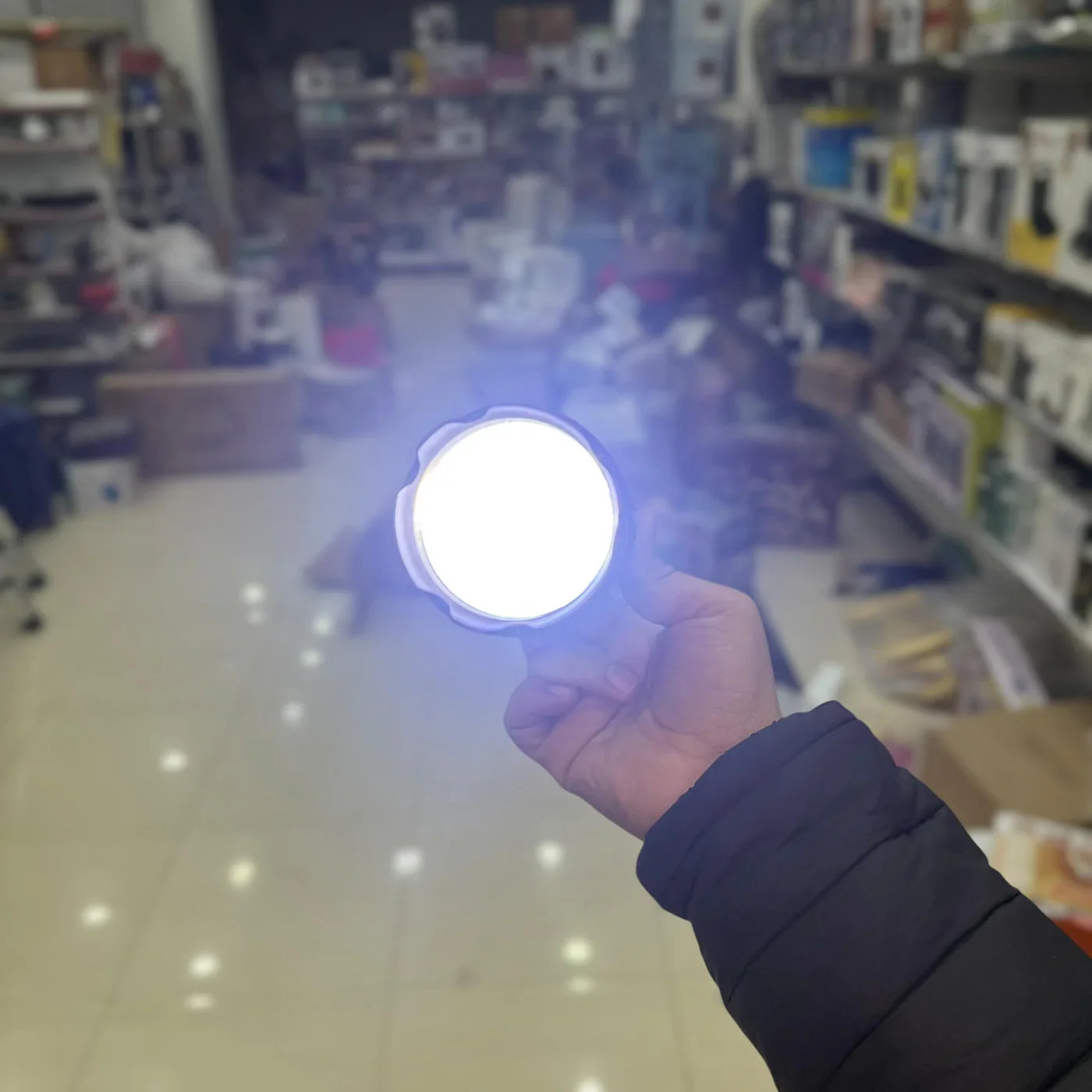Zoom White Laser Flashlight Torch SLH-891