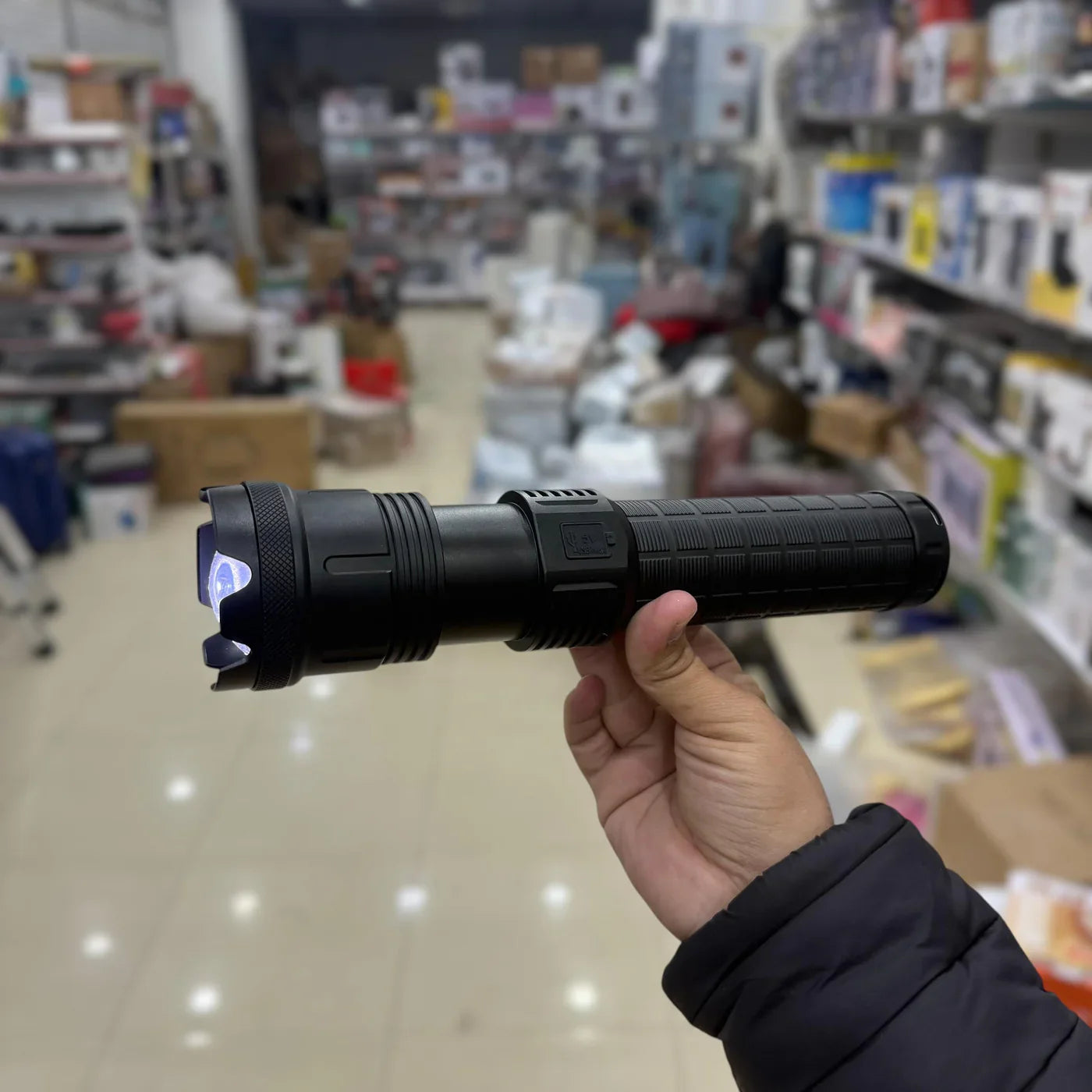 Zoom White Laser Flashlight Torch SLH-891
