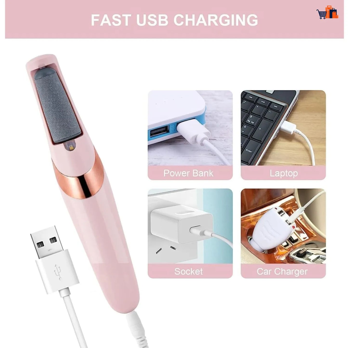 Electric Foot Callus Remover for Dead Skin