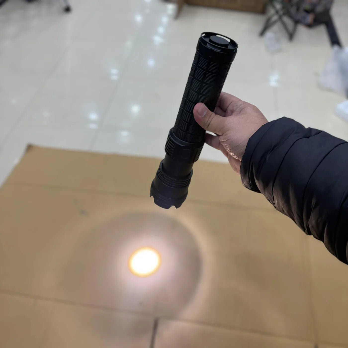 Zoom White Laser Flashlight Torch SLH-891