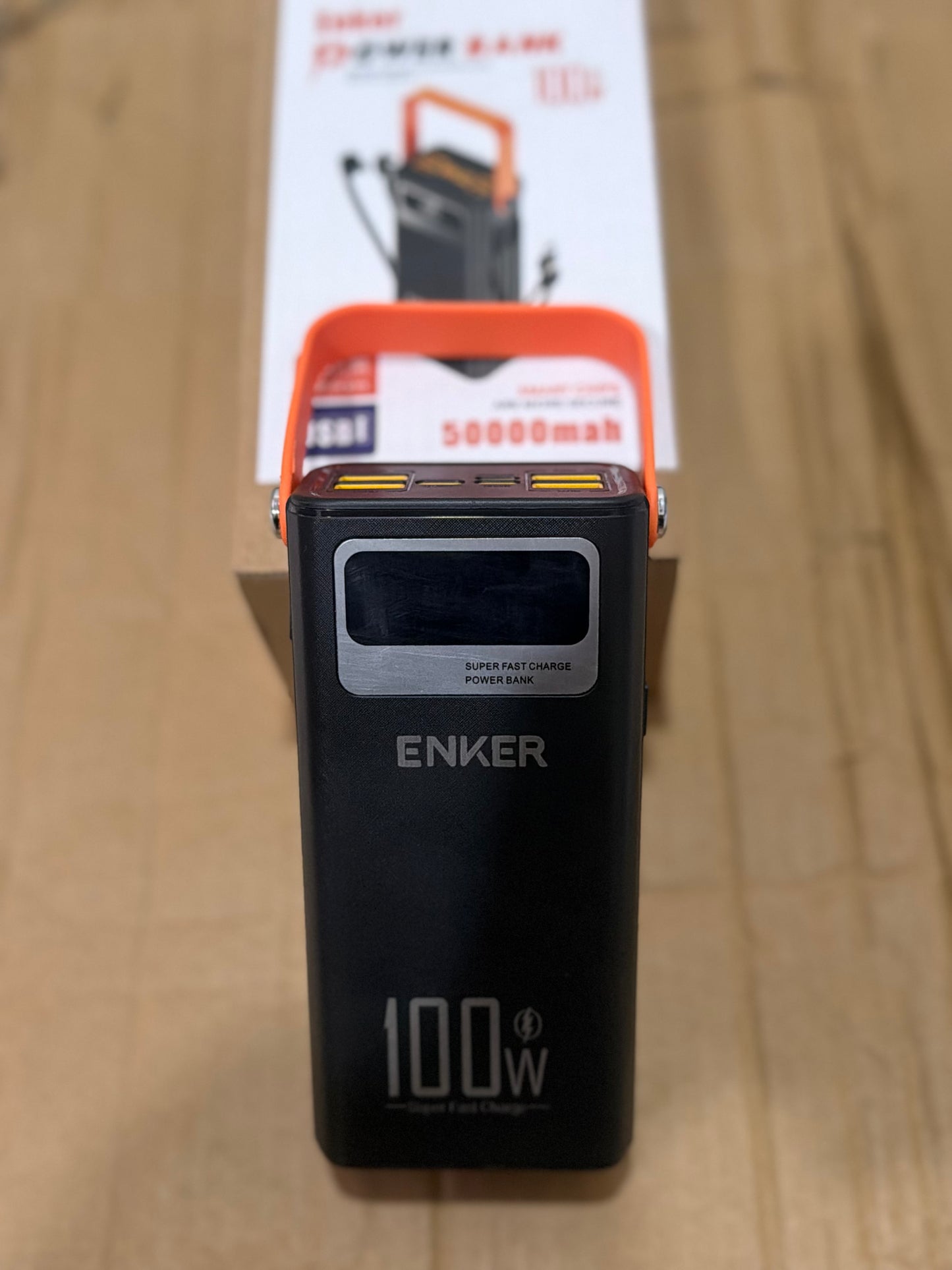 Enker 50000 Mah power Bank Fast Charging Support