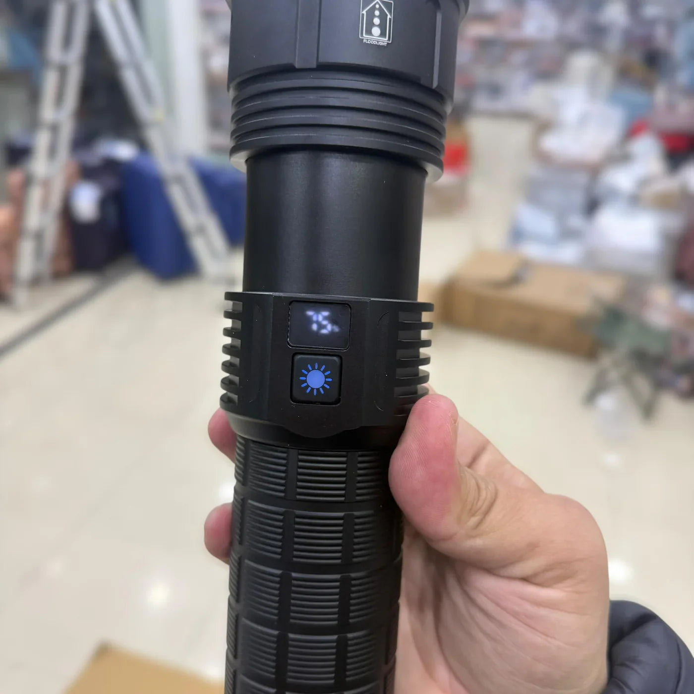 Zoom White Laser Flashlight Torch SLH-891