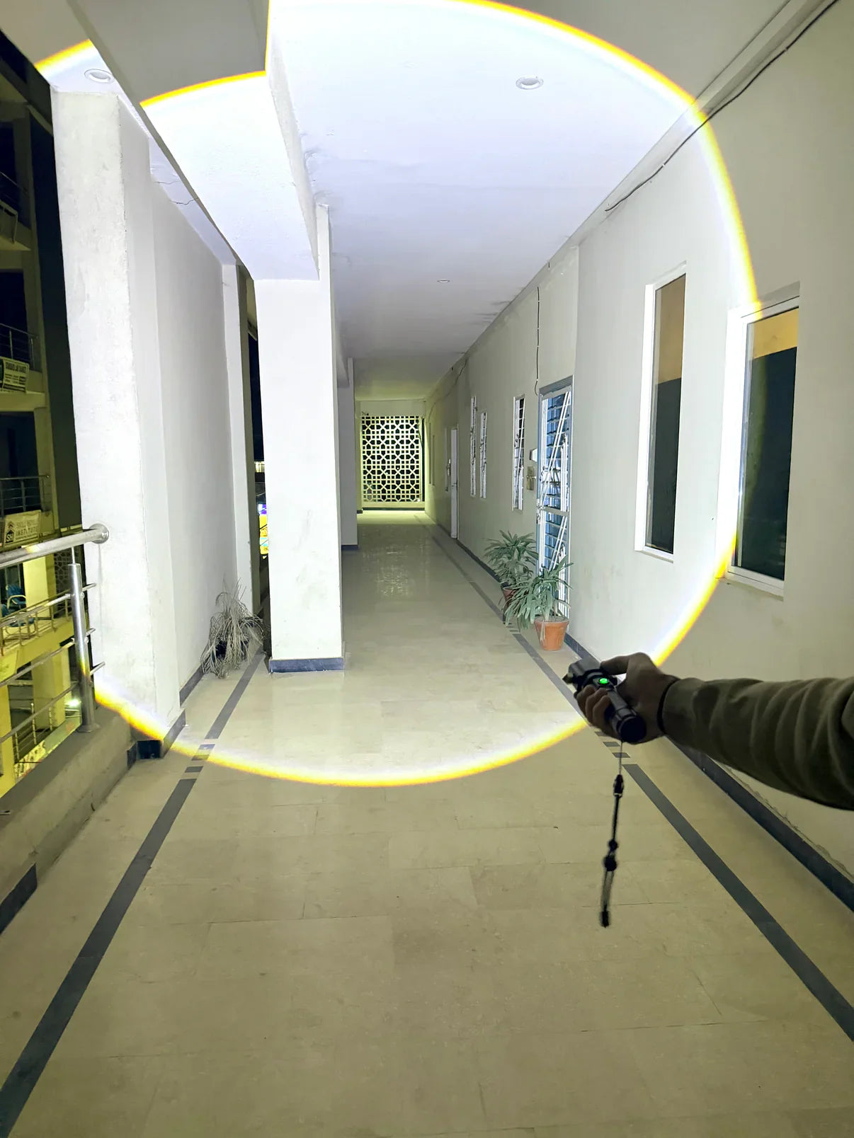 Ruiling RL-2210 Rechargeable Safety Torch (1KM Range, 8800mAh)