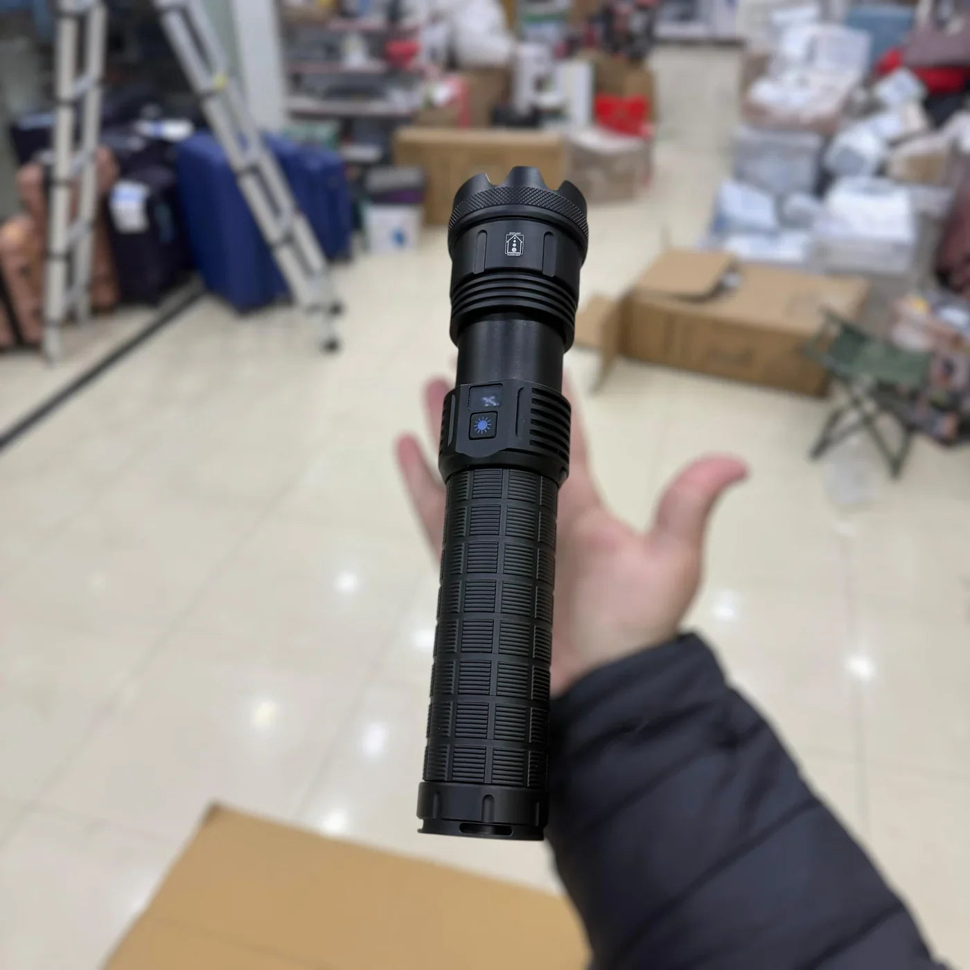 Zoom White Laser Flashlight Torch SLH-891
