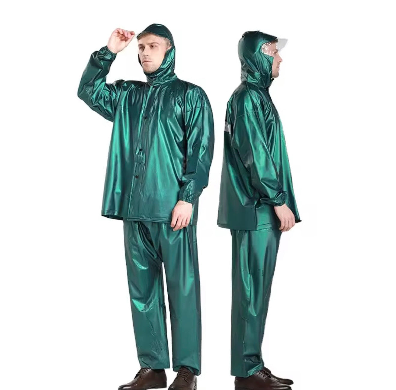 Waterproof Conjoined Raincoat Suit Rubber Stuff
