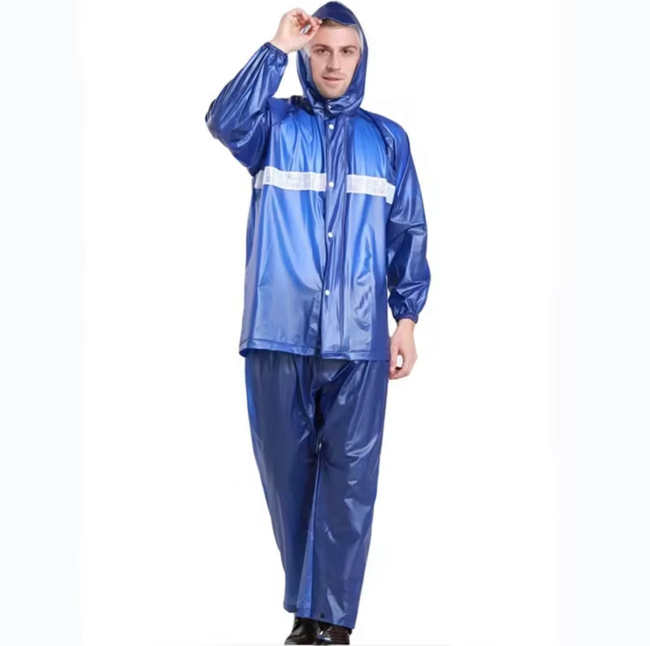 Waterproof Conjoined Raincoat Suit Rubber Stuff