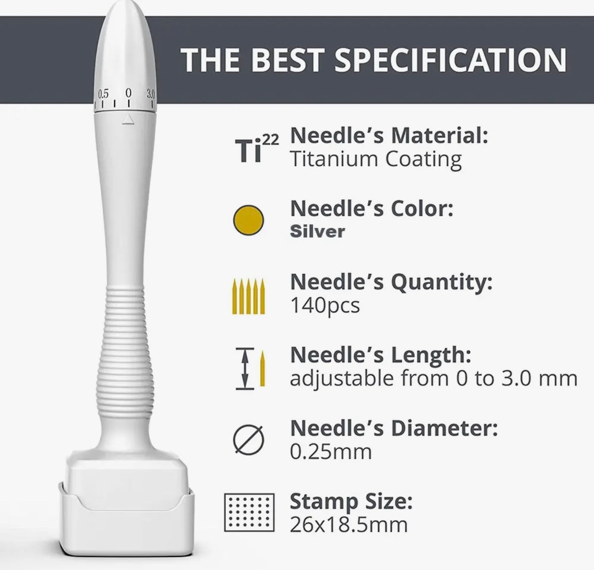 Derma Stamp Advanced Microneedling Device