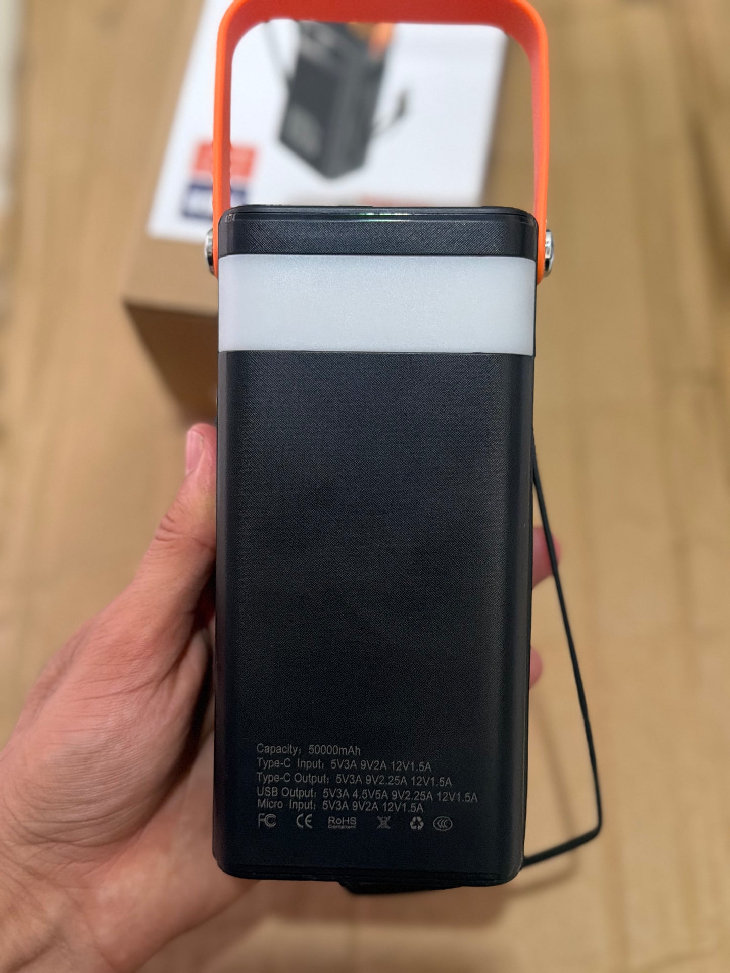 Enker 50000 Mah power Bank Fast Charging Support