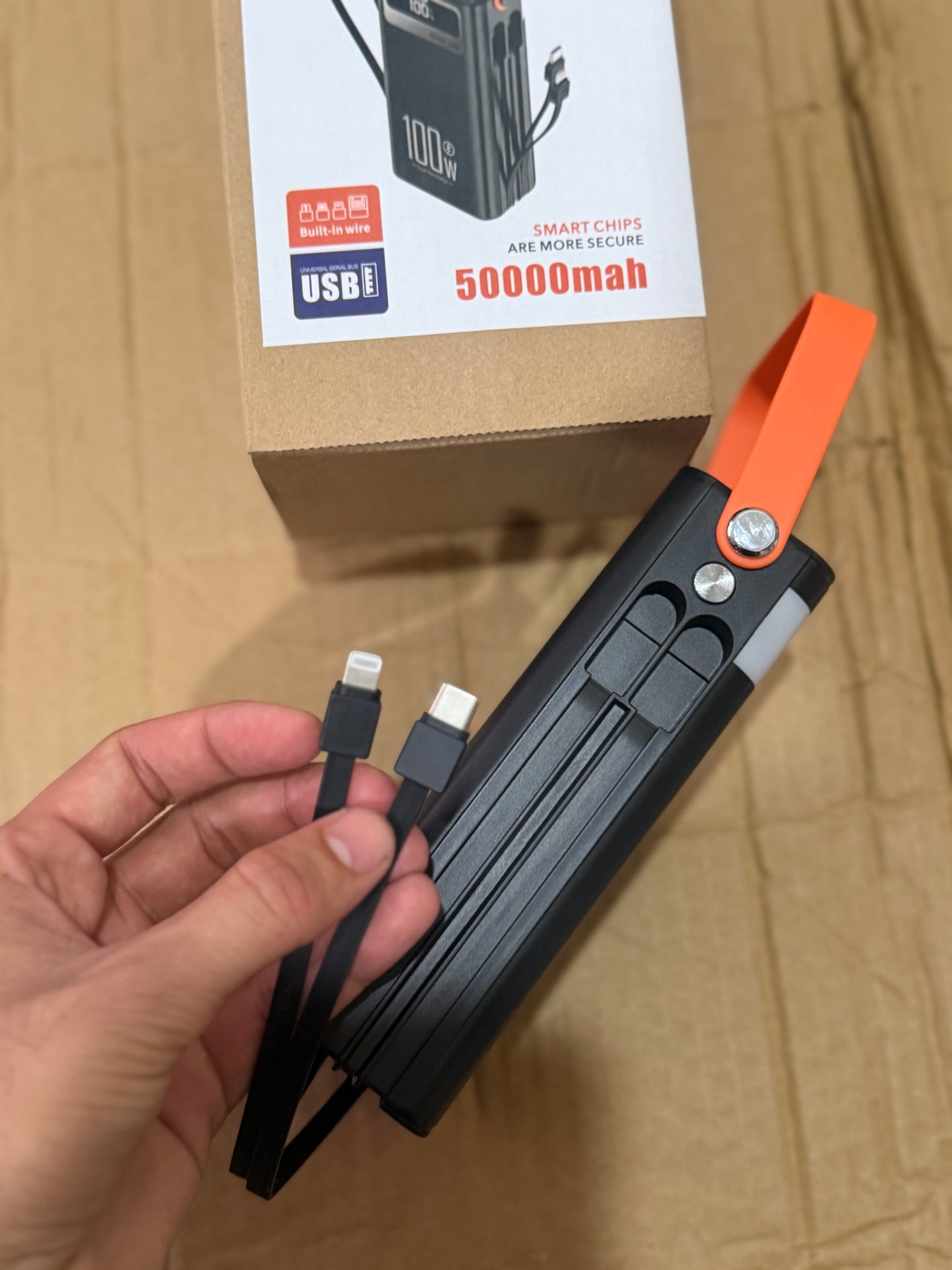 Enker 50000 Mah power Bank Fast Charging Support