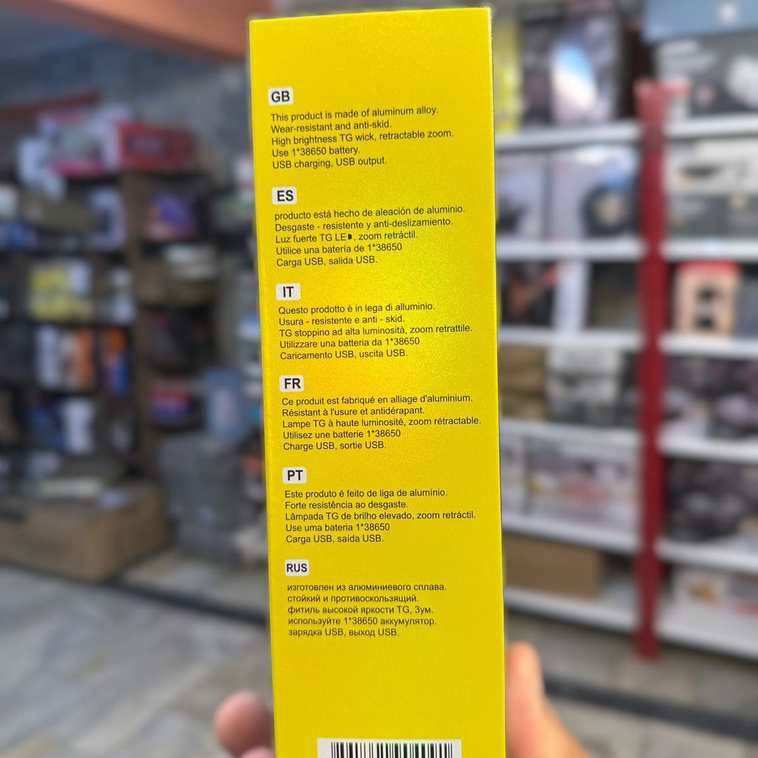 Coba Aluminum Alloy Flashlight CB-W409T