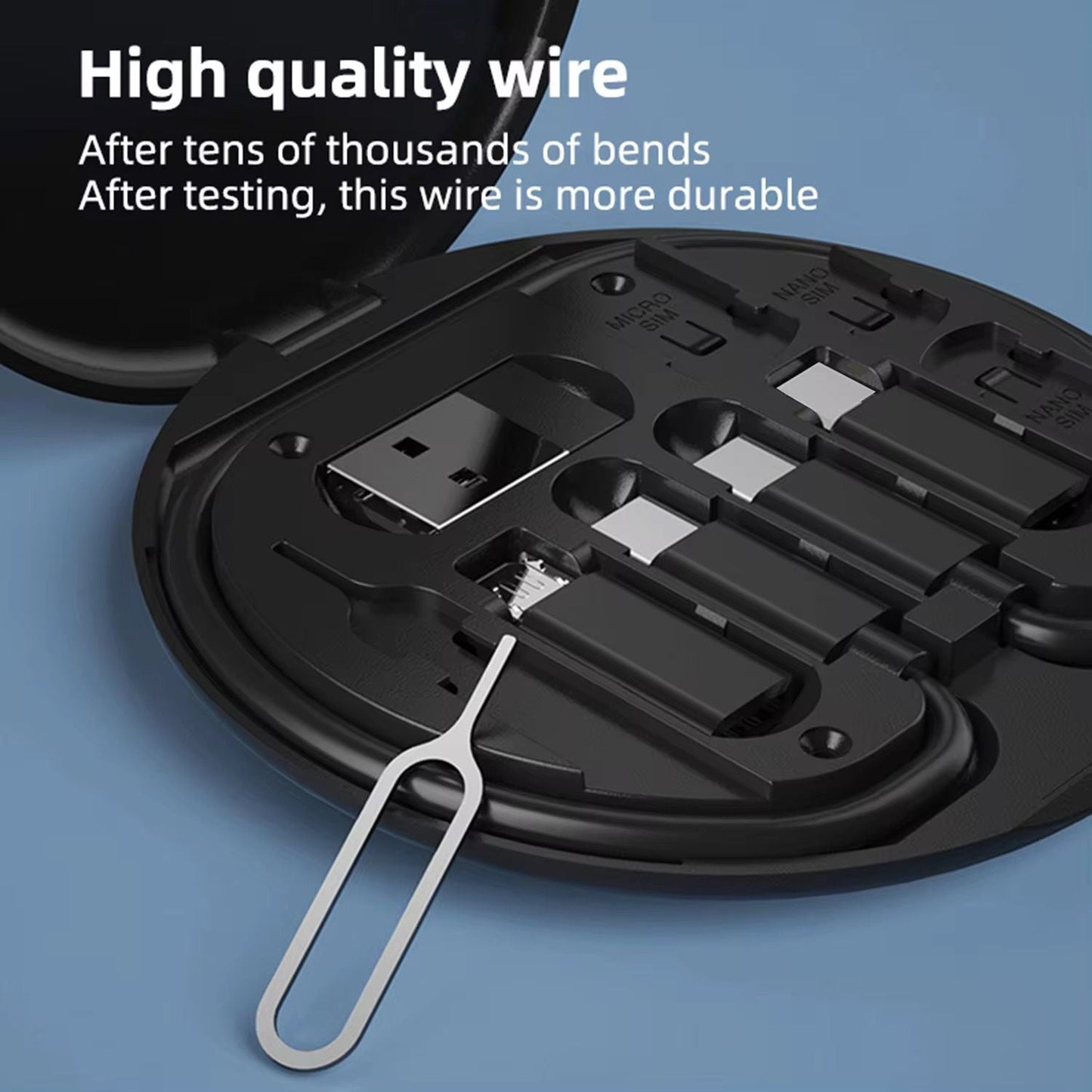 Multifunctional Data Cable Set 60w Fast Charging Cable For Android & IPhone
